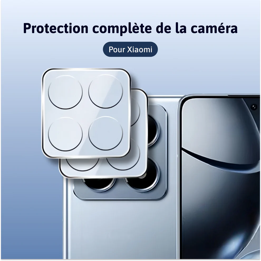 Protection complète de la caméra Xiaomi (2 pièces)